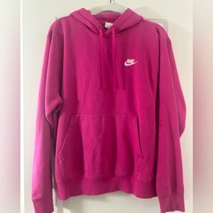 Nike pink Fleece Hoodie